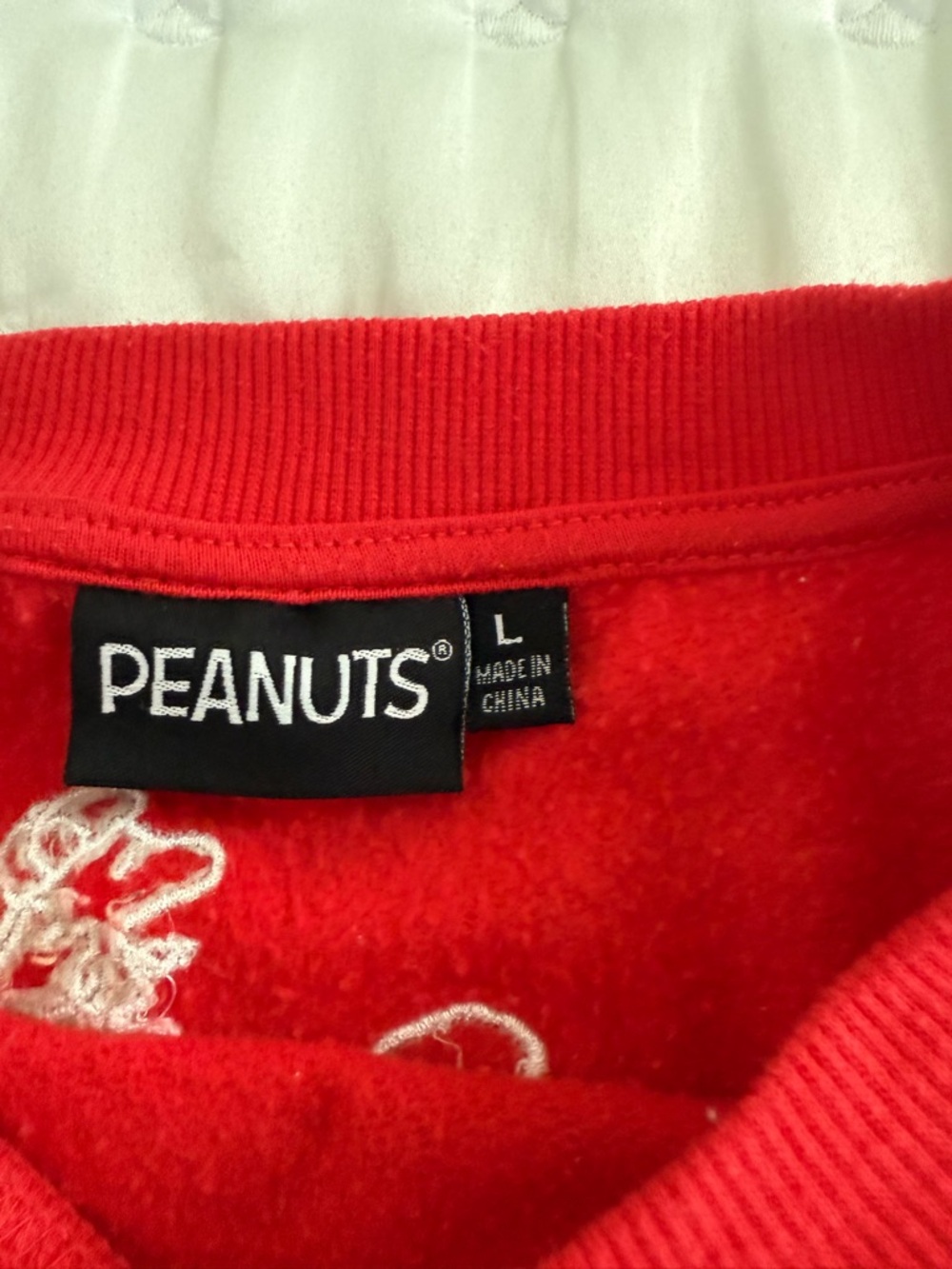 Peanuts Crewneck Sweatshirt with Snoopy Graphic - Picture 3 of 3